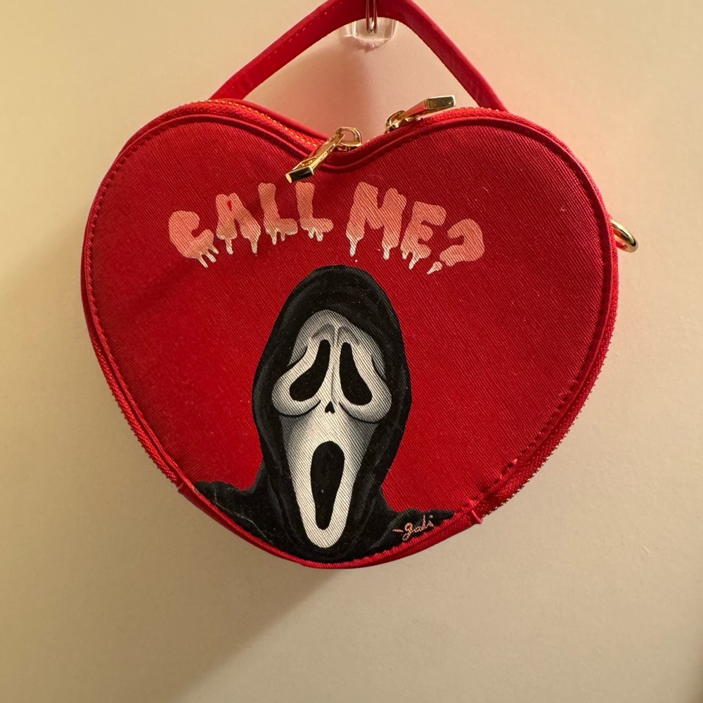 Fashion Nova Red Heart Crossbody Bag